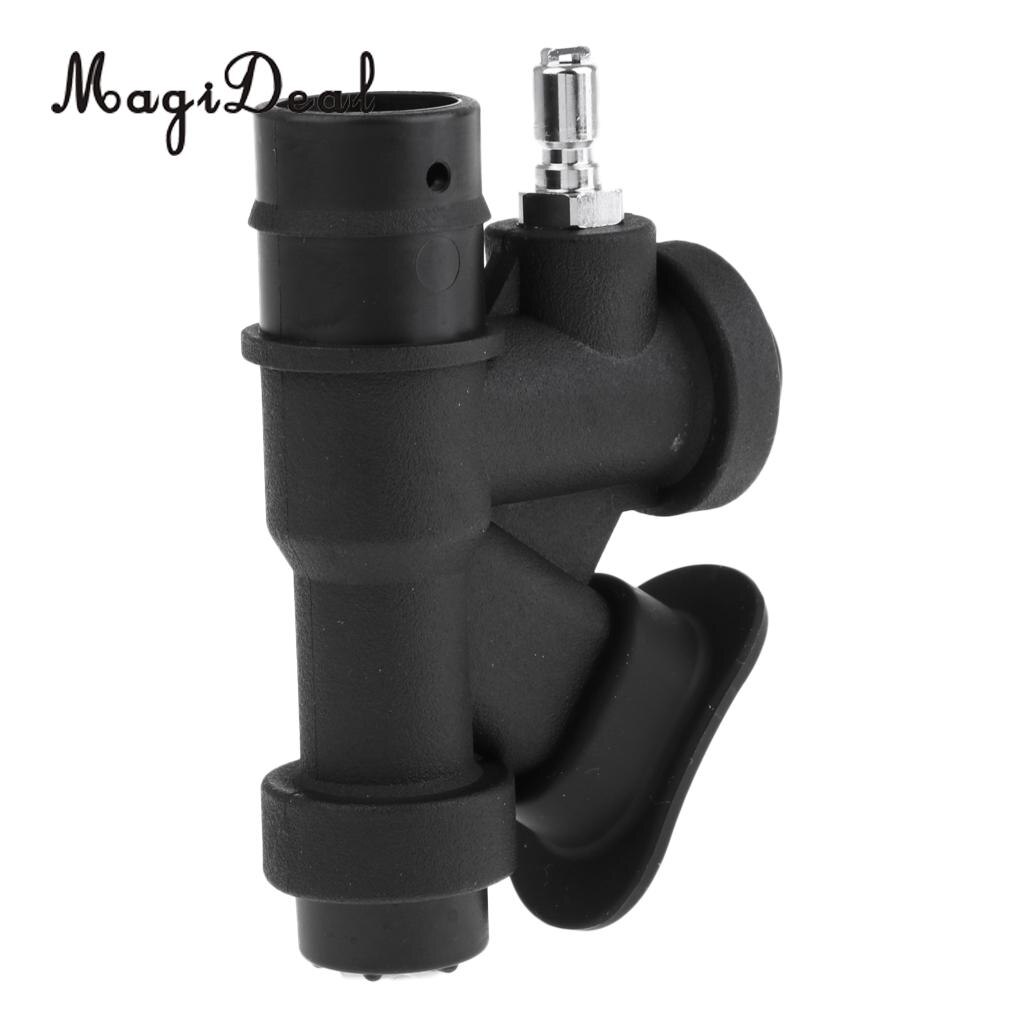 2Pcs/Set Scuba Diving Dive Universal 45 Degree BCD Power Inflator Buoyancy Compensator Handle with Standard Connection