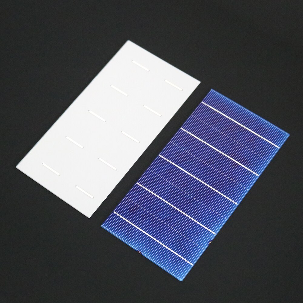 Policristallino Celle Solari 40/50/100pz 2.4W 4.28A 156x78mm A Buon Mercato grado A PV FAI DA TE Fotovoltaico Sunpower C60 Pannello Solare