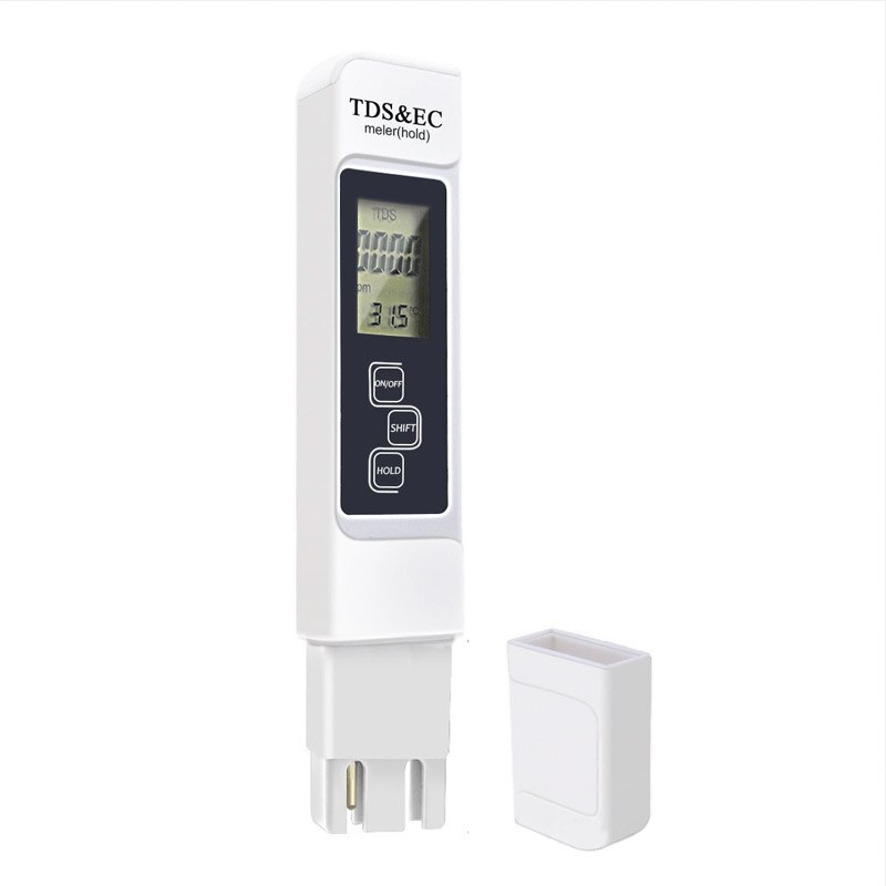 Lcd Digitale Tds Eg Water Testen Pen 3 In1 Functie Geleidbaarheid Water Zuiverheid Filter Meter Test Tool 0-5000ppm Temp