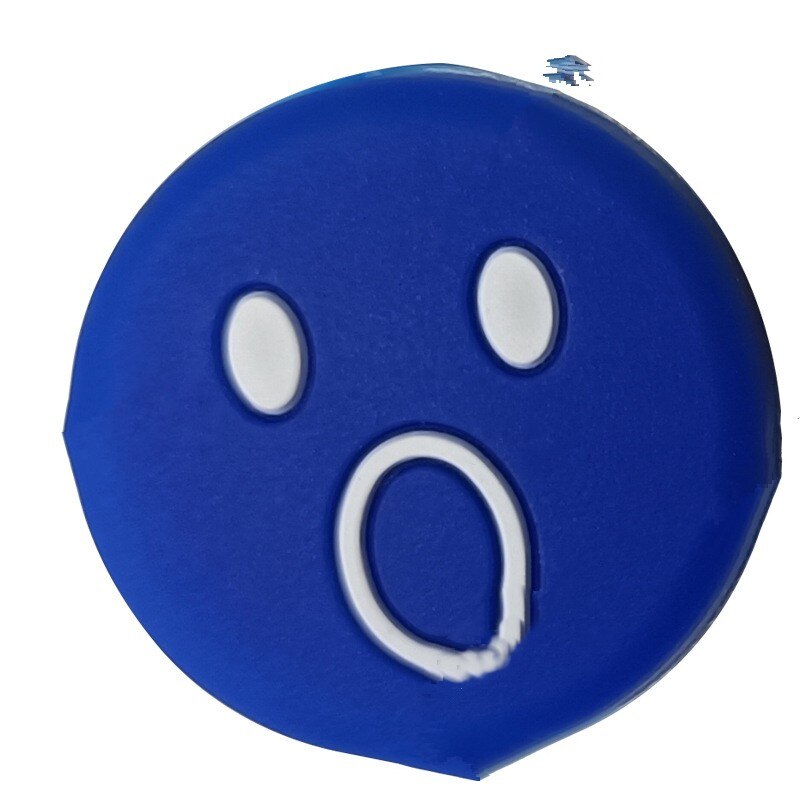 Smile Emoticon-amortiguador de vibración para raqueta de tenis, accesorio deportivo de silicona antivibración, para reducir la vibración: K