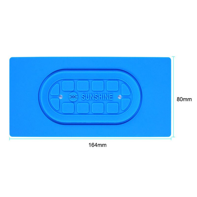 RL-004S Anti-Slip Hittebestendige Siliconen Pad Voor 7Inch Lcd-scherm Separator Mobiele Telefoon Gebogen Scherm Reparatie tool Siliconen Pad: Default Title