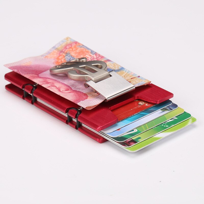 Kleine gepersonaliseerde leren kaartportemonnee – mini-creditcardhouder – slanke aangepaste portemonnee voor heren en dames - België