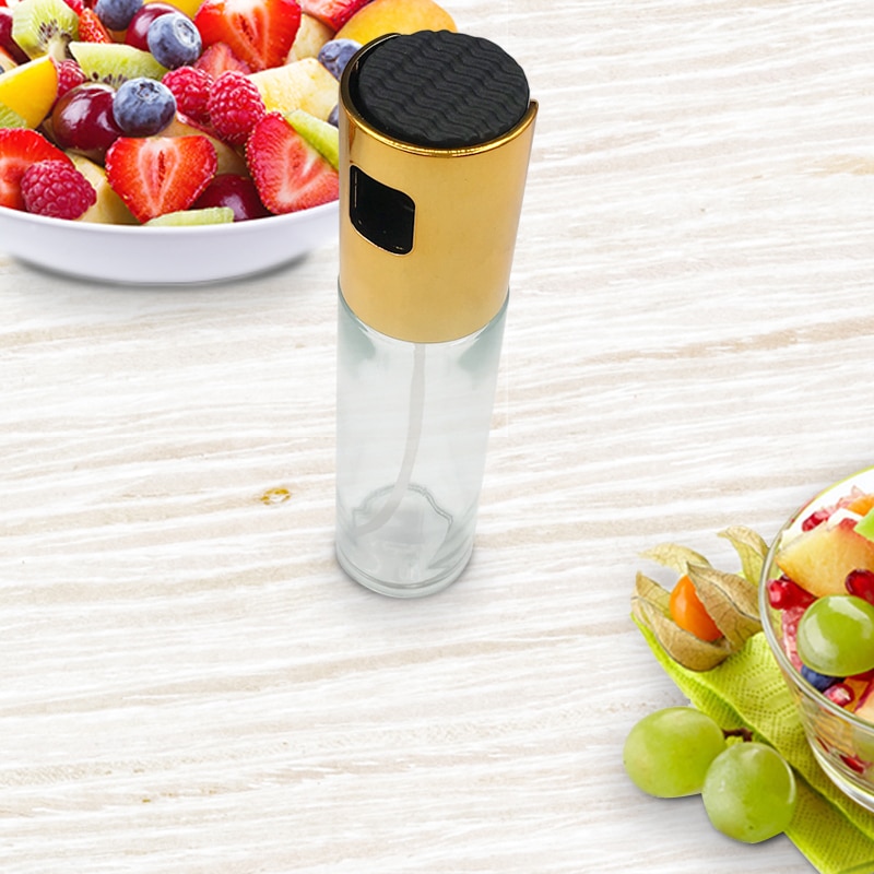 Glas Olijfolie Spuit Olie Spray Lege Fles Azijn Fles Olie Dispenser Voor Koken Salade Bbq Keuken Bakken