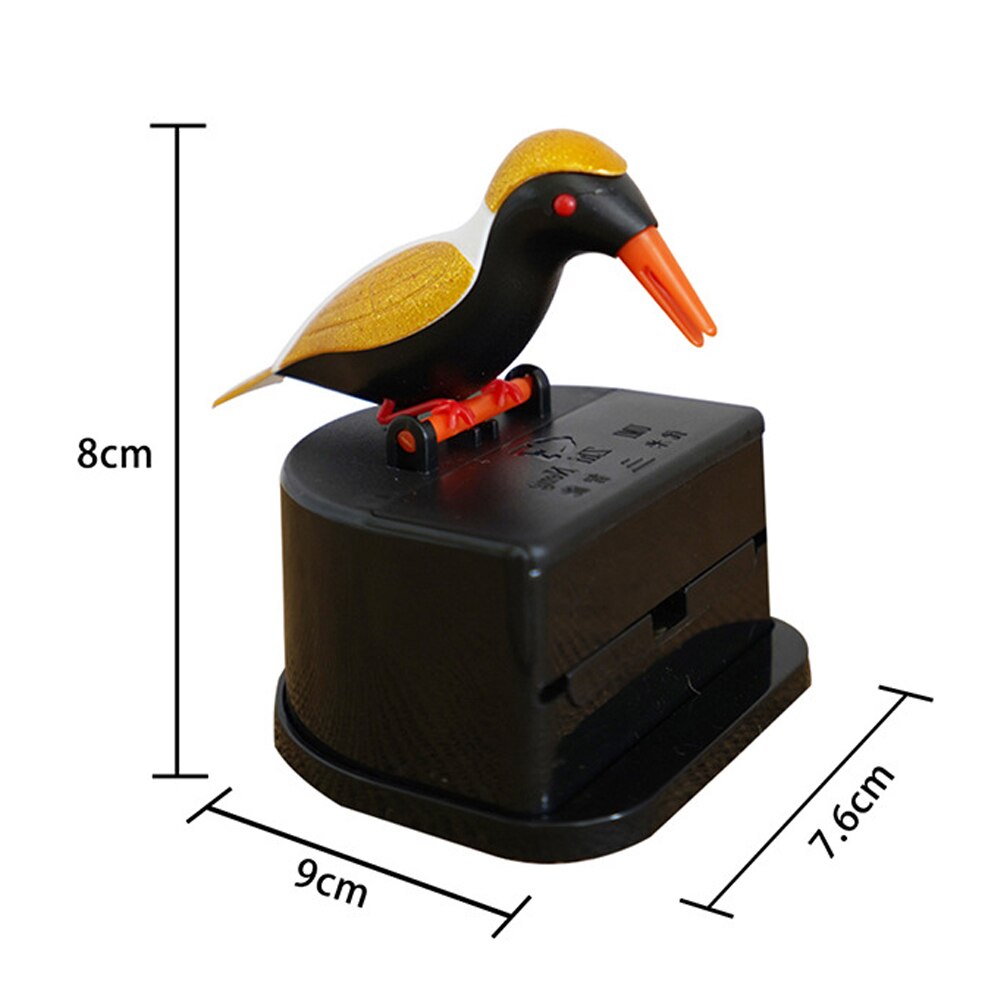 Kleine Vogel Tandenstoker Doos Keuken Automatische Push-Type Huishoudelijke Tandenstoker Houder Dier Restaurant Tandenstoker Houder
