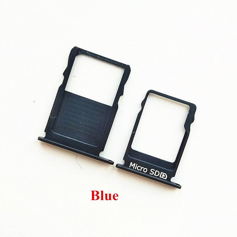 Micro Sd-kaart SIM Kaart Lade Slot Voor Nokia 3 TA-1032 Vervangende Onderdelen: Blue