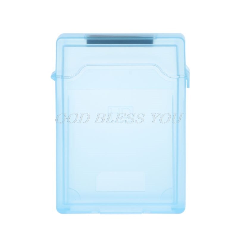 2,5 zoll IDE SATA HDD Festplatte Schutz Lagerung Kasten Schutzhülle: Blau