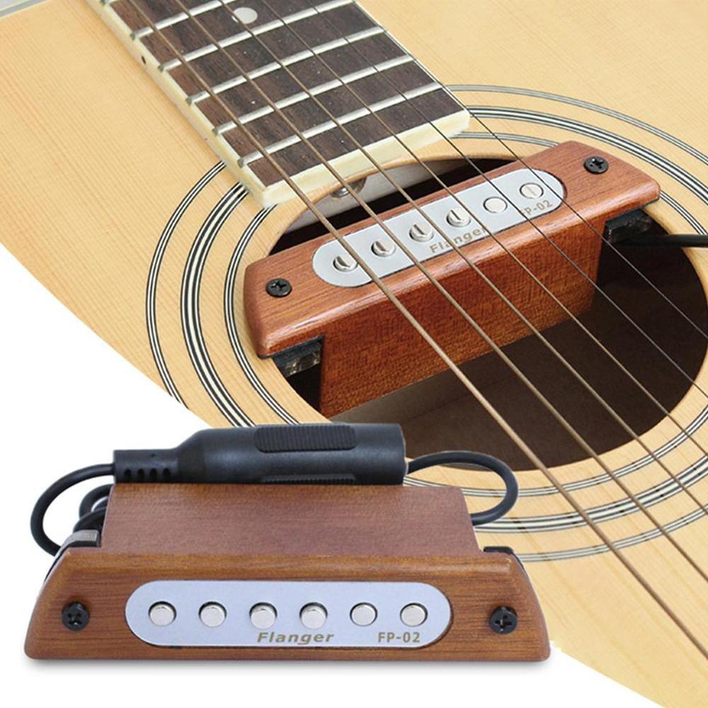 Flanger fp -02 akoestische folk houten gitaar klankgat pickup magnetische guitarra pickups gitaaraccessoires