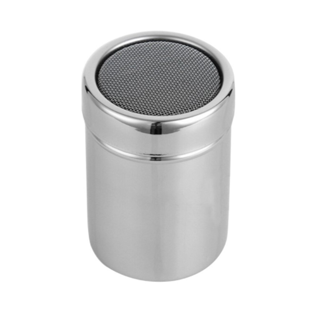 Stainless Steel Chocolate Shaker Cocoa Flour Icing Sugar Powder Coffee Sifter Lid Shaker Cooking Tools Coffee Accessories