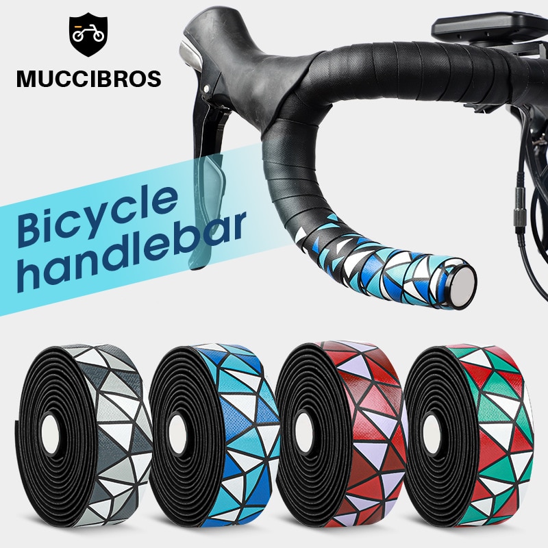 Ruban De Guidon Vélo Coloré – 190 Cm – Antidérapant, Absorbant – Avec 2 Bouchons De Barre