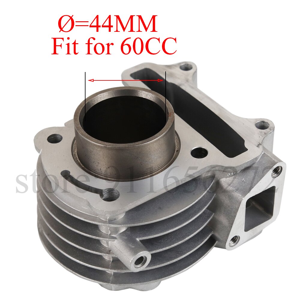 Big Bore Kit Cilinder Zuigerveren Fit Voor GY6 50cc Om 100cc 4 Takt Scooter Bromfiets Atv Met 139QMB 139QMA motor 39/44/47/50Mm: 44MM(60CC)