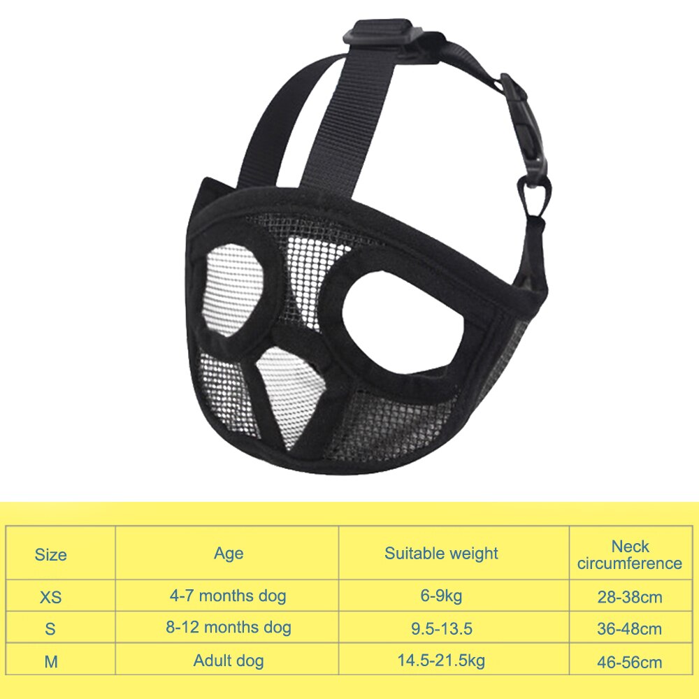Huisdier Masker Hond Muilkorf Draagbare Korte Snuit Honden Leash Harness 1 Pc Voor Anti Stop Barking Ademend Mesh Huisdier Snuiten