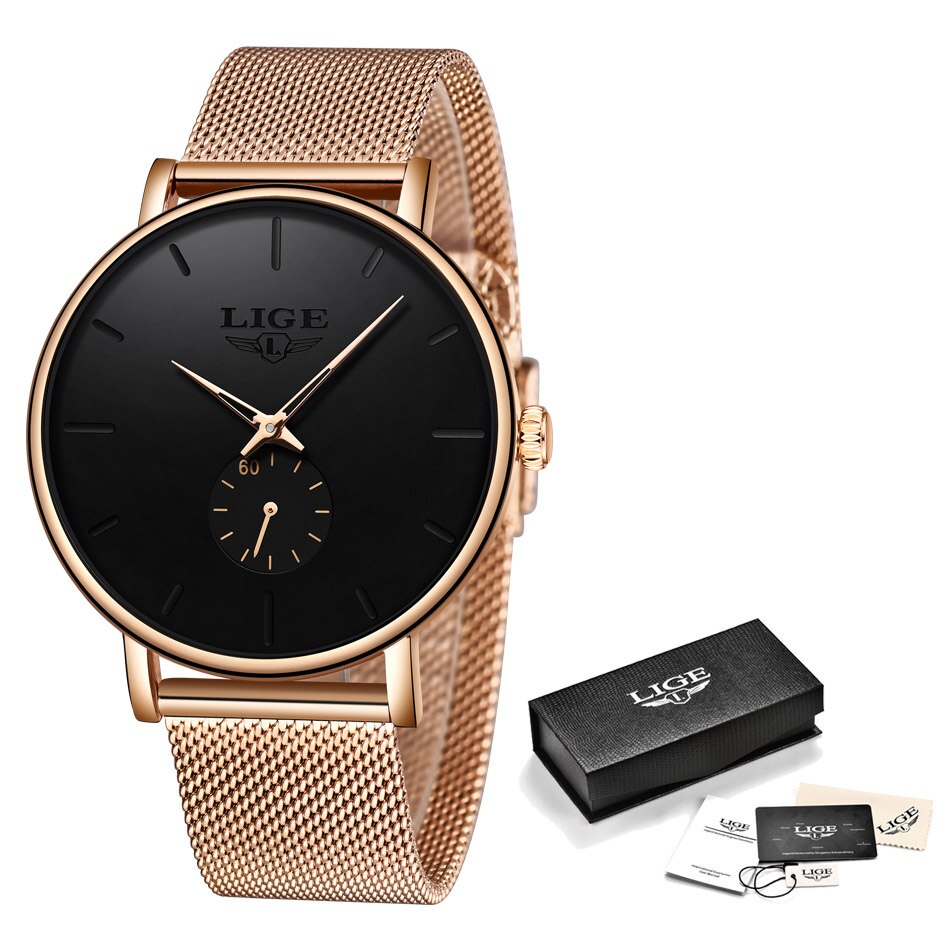 Luxe dameshorloge met armband, casual, waterdicht, dameshorloge met kwarts, dameshorloge met minnaarshorloge, vrouwelijke relogio: Default Title