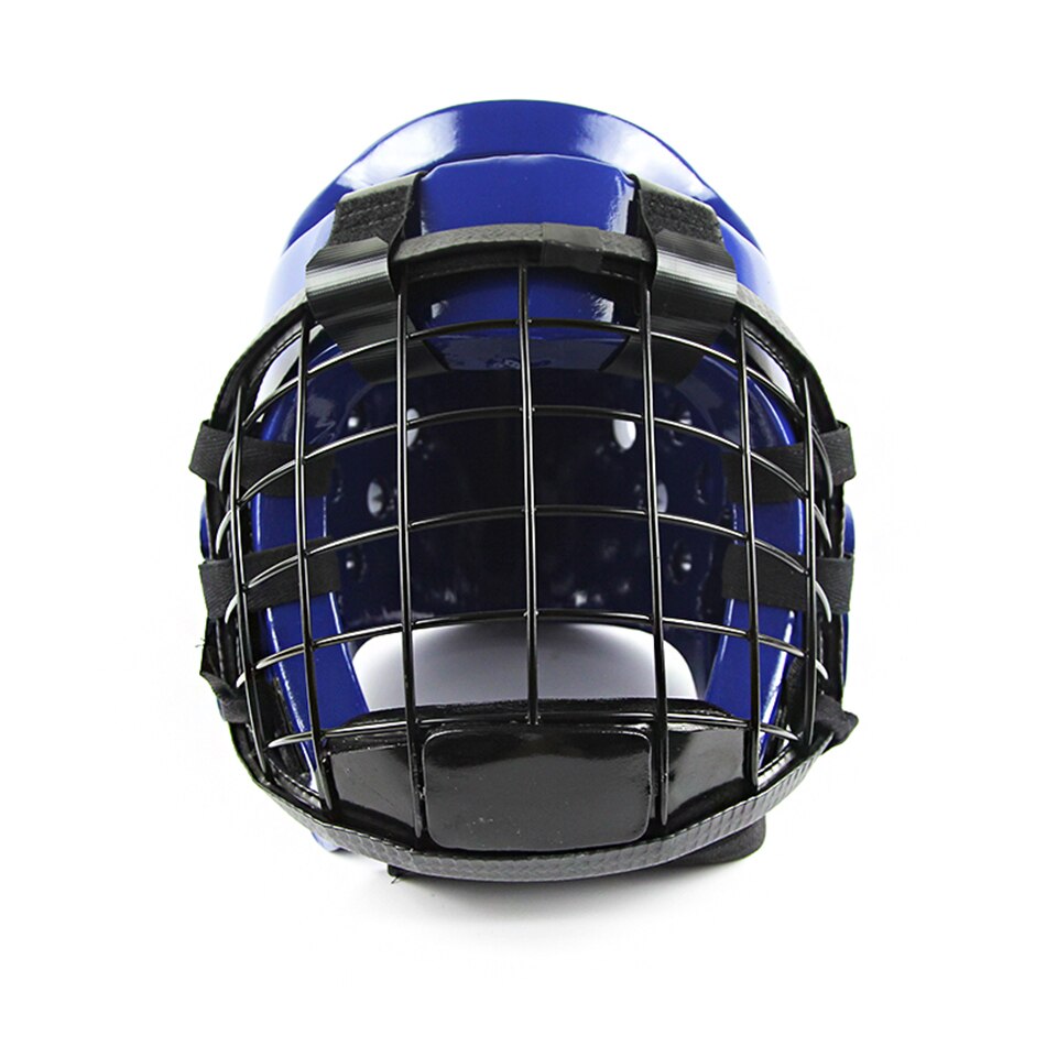Casco de boxeo para niños y adultos, Protector de cabeza de Taekwondo, máscara de Metal, Sanda, Muay Thai, MMA, equipo de entrenamiento