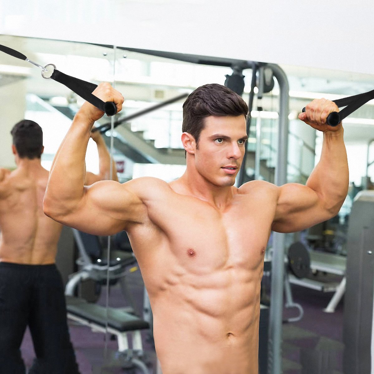 Exercise Resistance Bands Handle Door Anchor Fitness Workout Home Gym Pull up Assist Bands Gear Kinetic Simplify Accessories