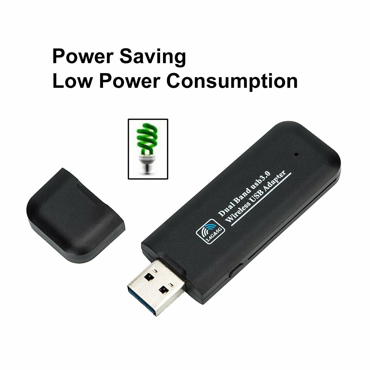 Dual Band 5GHz/2.4GHz AC 1200Mbps USB WiFi Dongle USB Wireless LAN Adapter