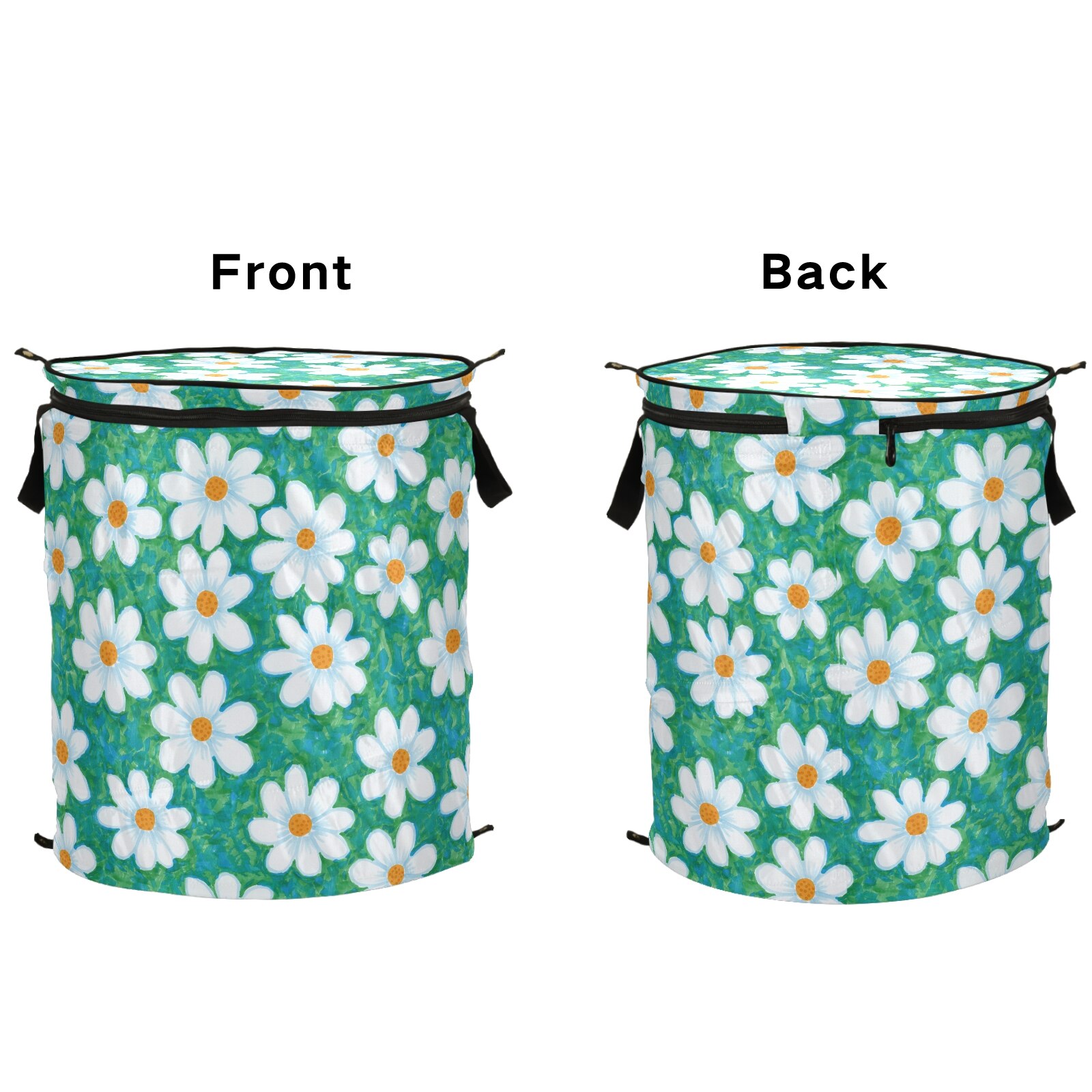 Organizer Polyester Basket Waterproof Large Capacity Laundry Hamper Dirty Clothes Storage Basket Floral Print Home Storage Bin