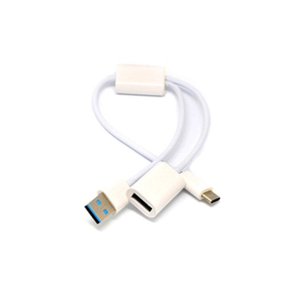 2 en 1 USB 3.1 type-c mâle à USB-A mâle et USB 3.0 femelle OTG Micro Hub Y répartiteur adaptateur câble de Charge