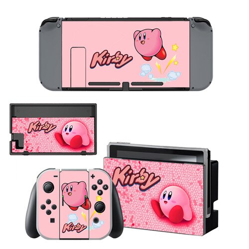 Gioco Kirby Autoadesivo Della Pelle del vinile per NintendoSwitch adesivi skin per Nintend Interruttore NS Console e Joy-Con Controller: YSNS0522