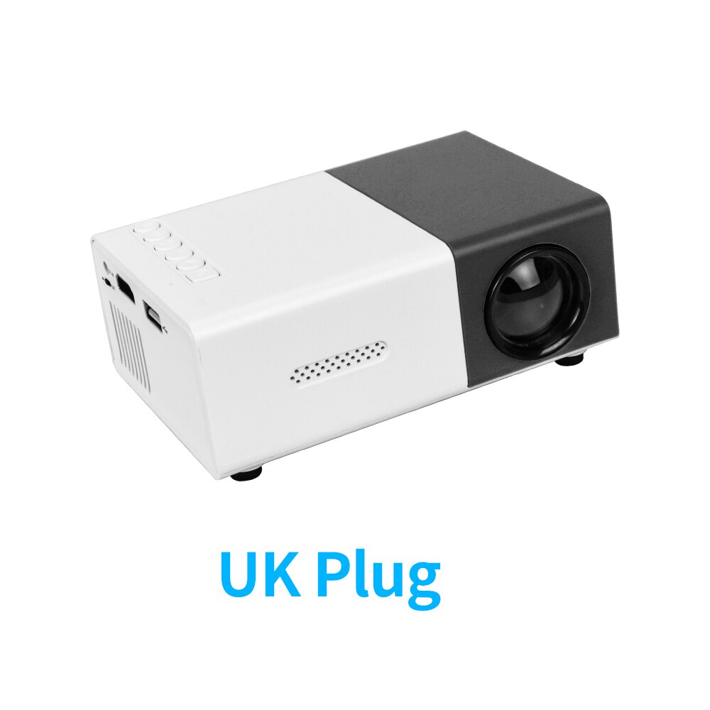 Salange YG300 Pro Mini LED Projector, YG300 projector: Black UK