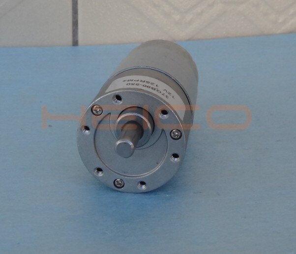 550 DC Geared Motor High Power 12V 125rpm Large Torque Double Shaft Motor Electric Power Tool for Smart Car Robotic Model