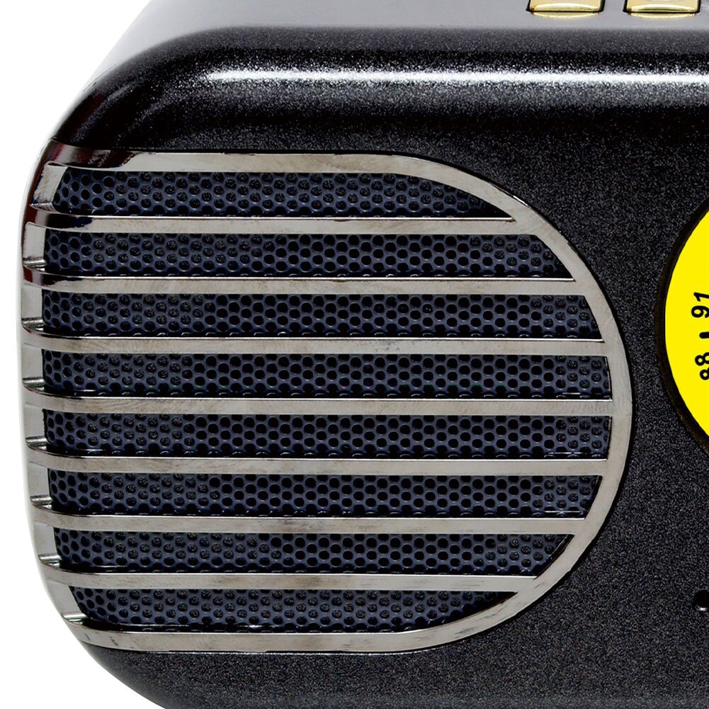 Audio Multifunctional DC 5V Bluetooth Radio Home ABS Mini Portable Retro Aux USB Rechargeable FM Speaker Music Player