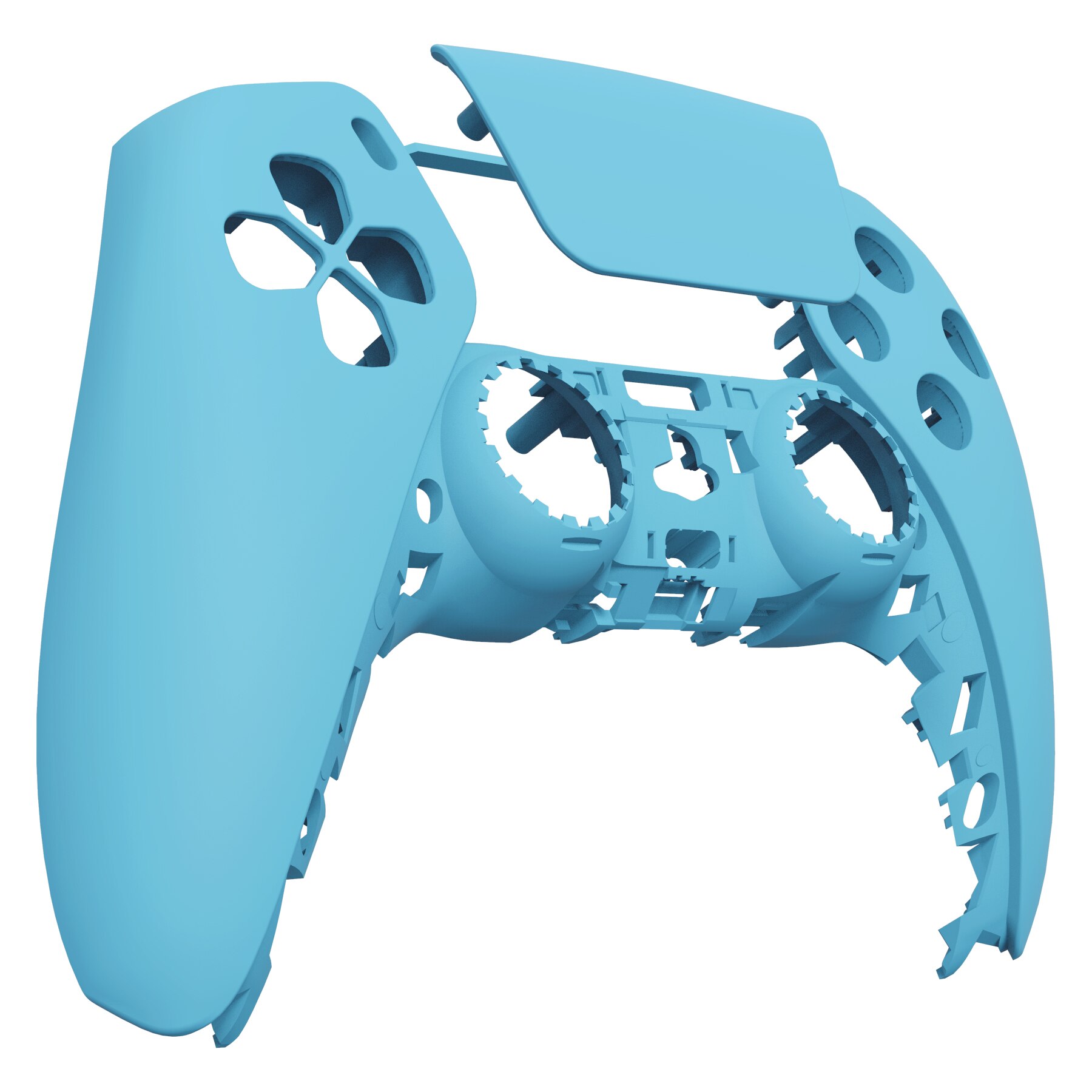EXtremeRate Weiche Touchpad Front Gehäuse Shell DIY Shell Benutzerdefinierte Touch Pad Abdeckung Frontplatte Kompatibel mit PS5 Controller
