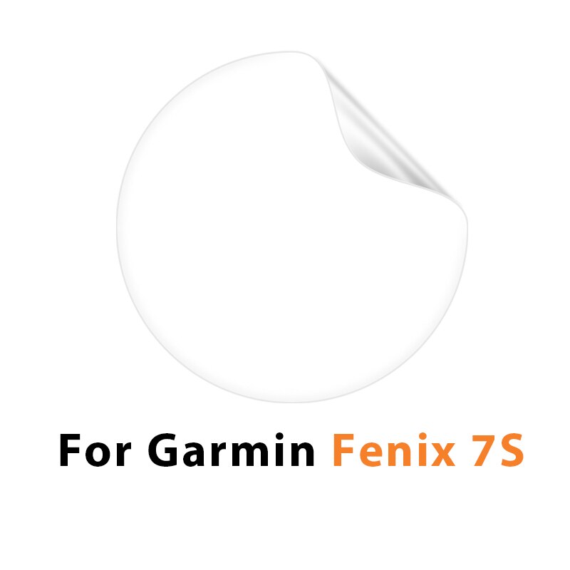 Screen Protector For Garmin fenix 7 7S 7X 5 5S 6 6X 6S Epix Pro Solar Smart Watch TPU Soft Protective Film for fenix7 (Not Glass: smoky purple