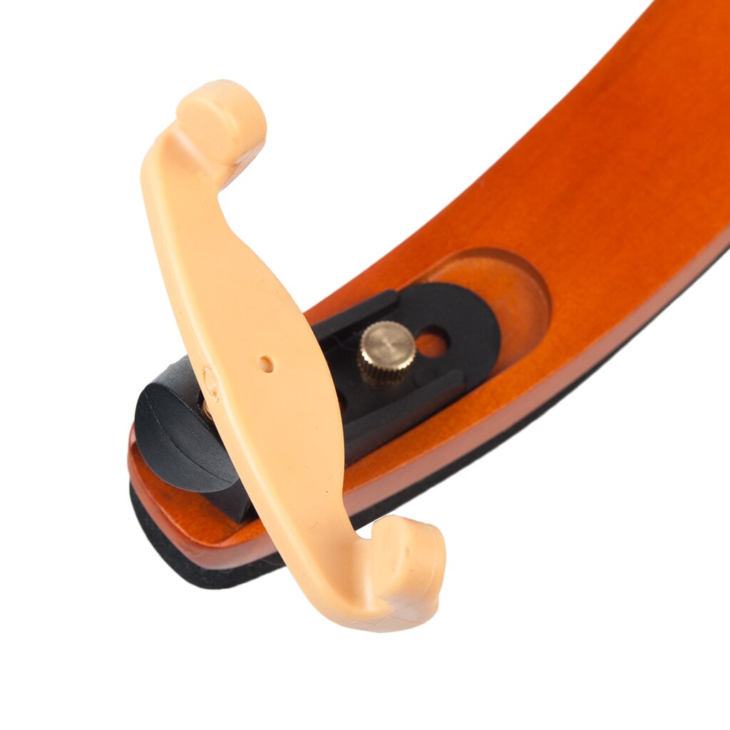 Verstelbare Viool Schoudersteun Voor 4/4 3/4 Fiddle Viool Schoudersteun Plastic 3/4 4/4 Viool Accessoires Oranje Kleur