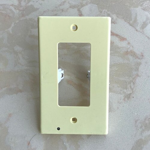High Durable Convenient Outlet Cover Duplex Wall Plate Led Night Light Cover Ambient Light Sensor for Hallway Bedroom: B Beige