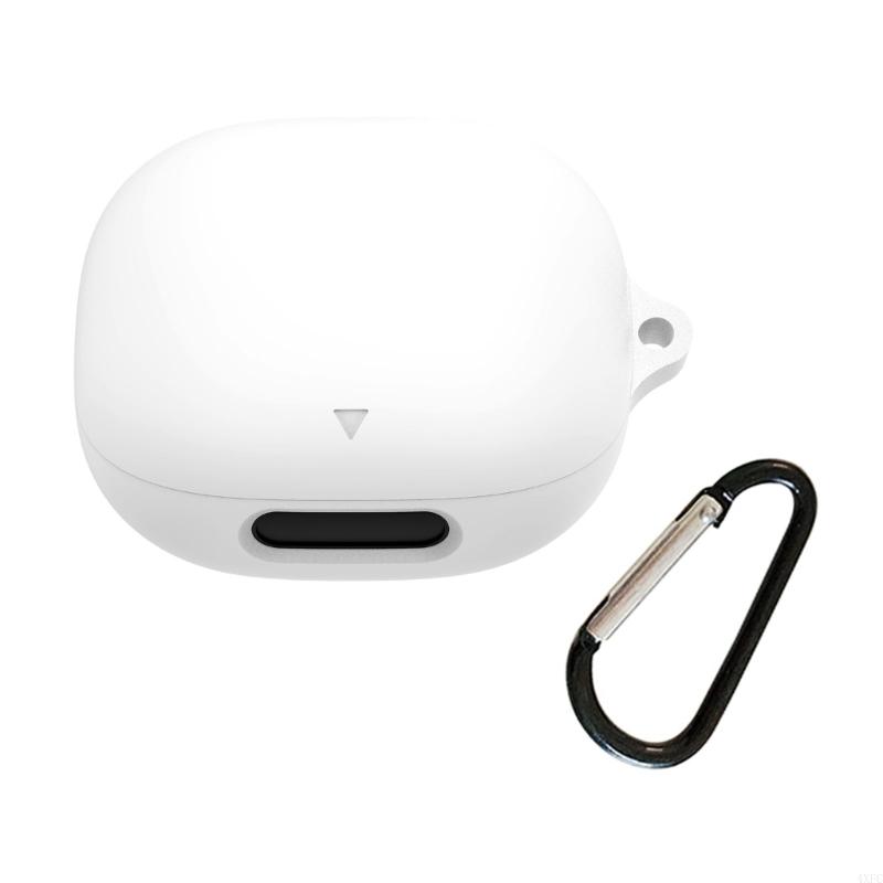 Estuche de transporte de silicona para auriculares Anker Soundcore Liberty 4 Pro, funda protectora resistente a los arañazos y a prueba de arañazos: Blanco