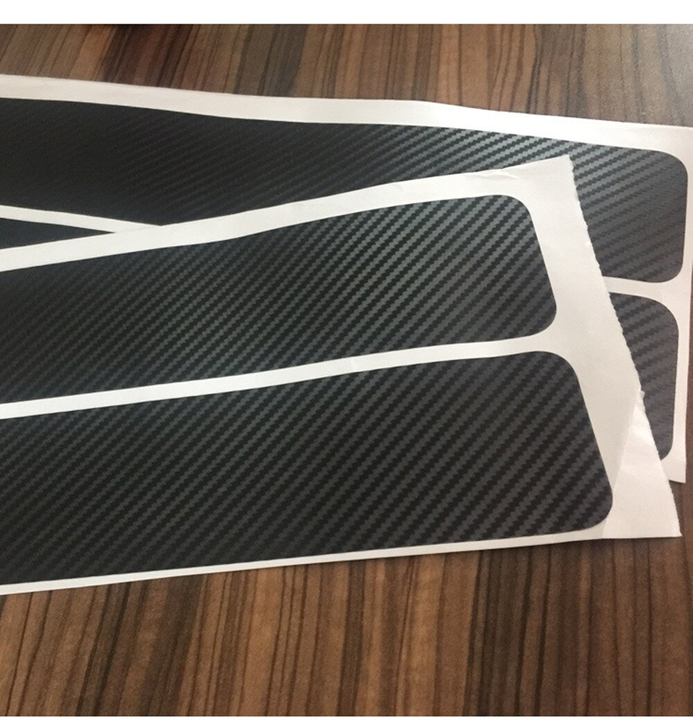 Placa de desgaste para coche, pegatinas de umbral de puerta, Panel de cubierta automática, accesorios protectores de paso, estilo de coche, accesorios, 4 unids/set/Set