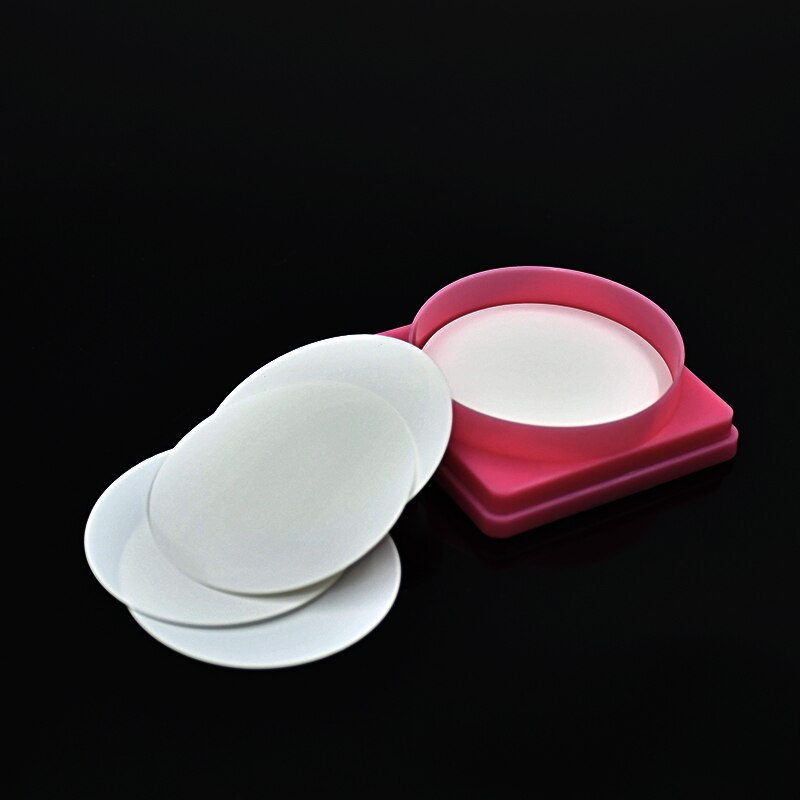 Filtro microporoso membranas hidrofílico PVDF 47mm/50mm/60mm/70mm/90mm/100mm 0. 22um/0.45um Micro membrana filtro 50 uds/PK