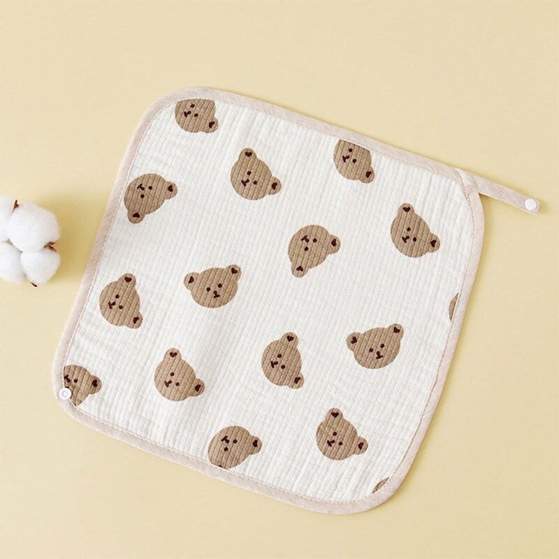 Baby Zachte Katoen Vierkante Handdoek Baby Wassen Hand Gezicht Veeg Washandje Washandje Zakdoek Mousseline Doek Voeden Bib Burp Doek