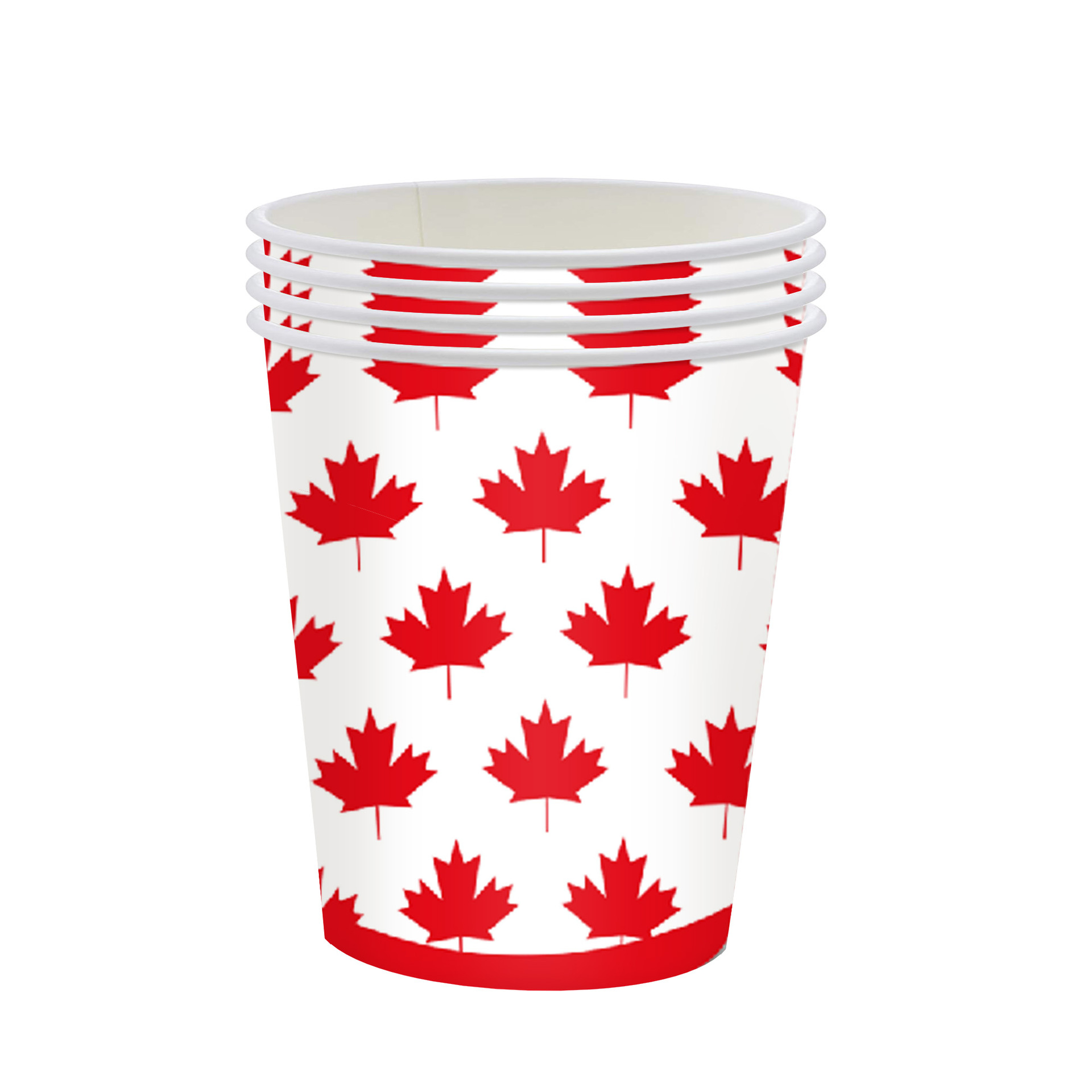 Canadese vlag Canada Servies Verjaardagsfeestje Benodigdheden Borden Kopjes Servetten Kopjes Servies Decoraties: Olijf