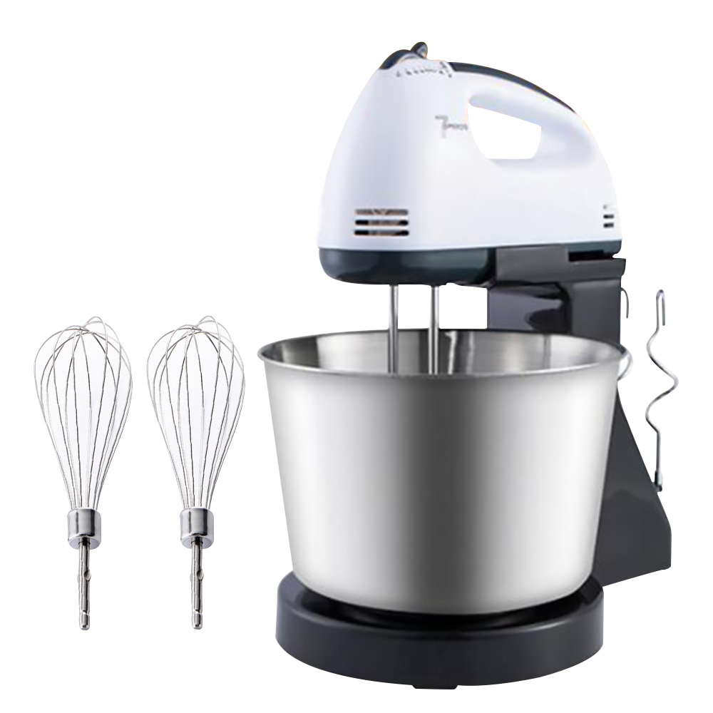 7 Speed Electric Food Mixer Table Stand Cake Dough Mixer Handheld Egg Beater Blender Baking Whipping Cream Machine