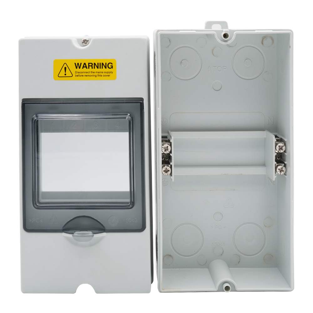 YF1504 Outdoor 4 Ways Wall-mounted Waterproof Distribution Box,Circuit Breaker Protection Box,Lighting Switch Waterproof Box.