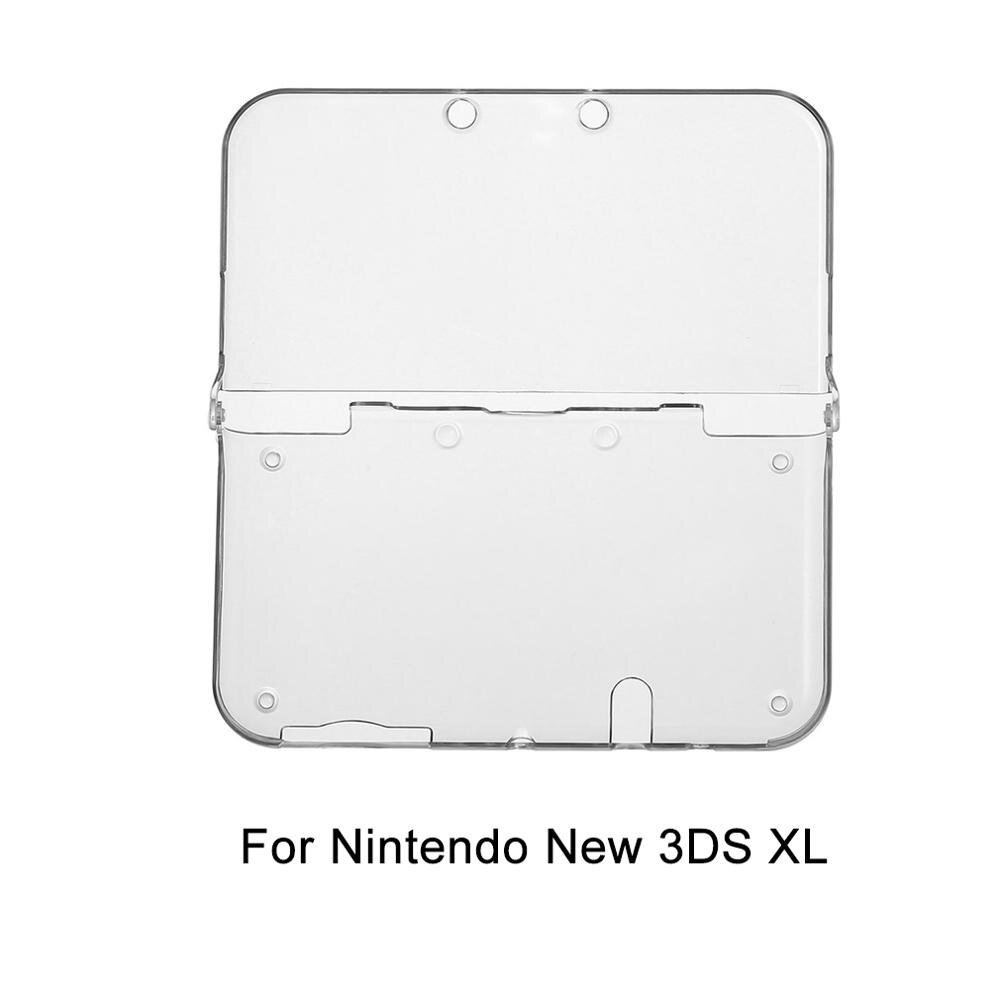 Lichtgewicht, stijf plastic, helder kristal, beschermende harde schaal voor de nintendo 3ds/3ds /2ds console en games.: Voor nieuwe 3ds xl