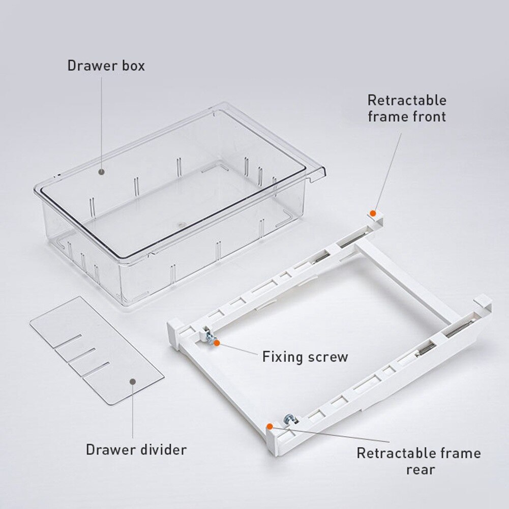 Refrigerator Storage Drawer Kitchen Organizer Container Egg Fruit Fresh Food Store separately Fridge Box