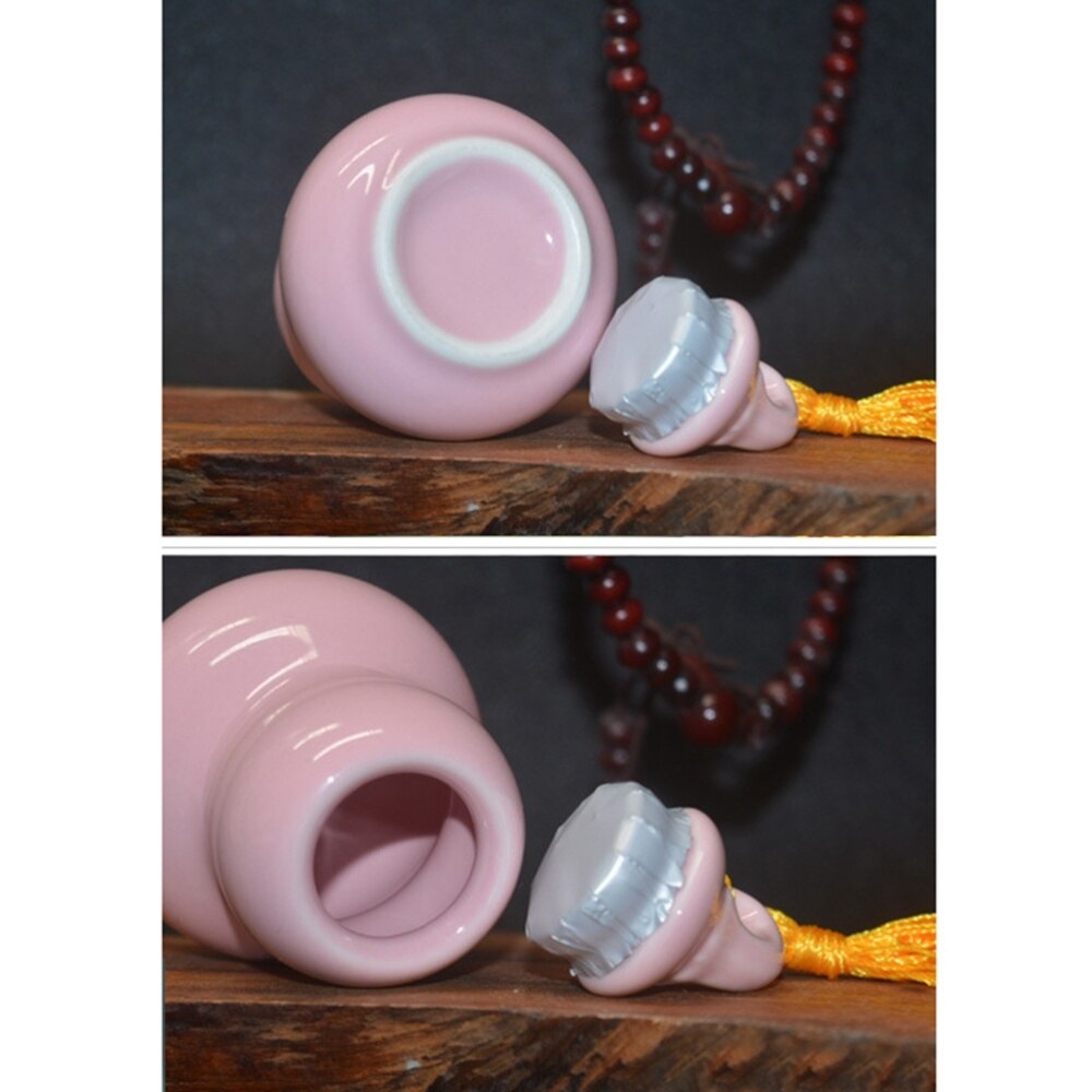 mini ceramiczne naczynie na herbatę słoik gurda kształt butelki Tealeaves garnek na maść w proszku krem)