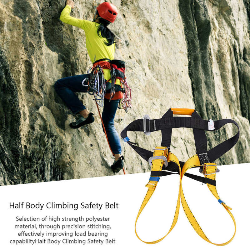 Outdoor Klimmen Harness Veiligheid Riem Voor Rock Klimmen Bergsport Rescue Speleologie Hooggelegen Werken Outdoor Expandi