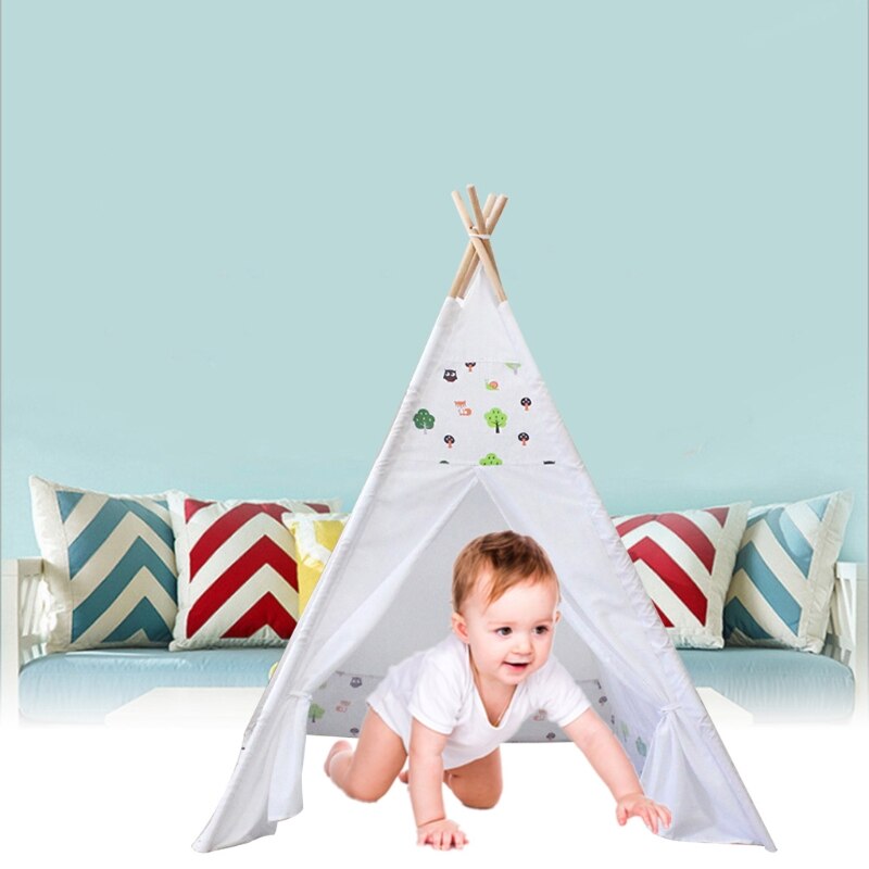 Speelhuis Indoor Teepee Tent Building Interactieve Vergadering Tent Voor Meisjes Outdoor Yard Garden Play Supply A2UB