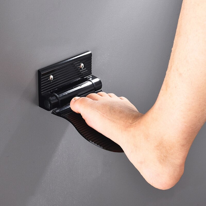 Multipurpose Badkamer Pedaal Douche Muur Gemonteerde Anti-Slip Aluminium Veiligheid F3MB