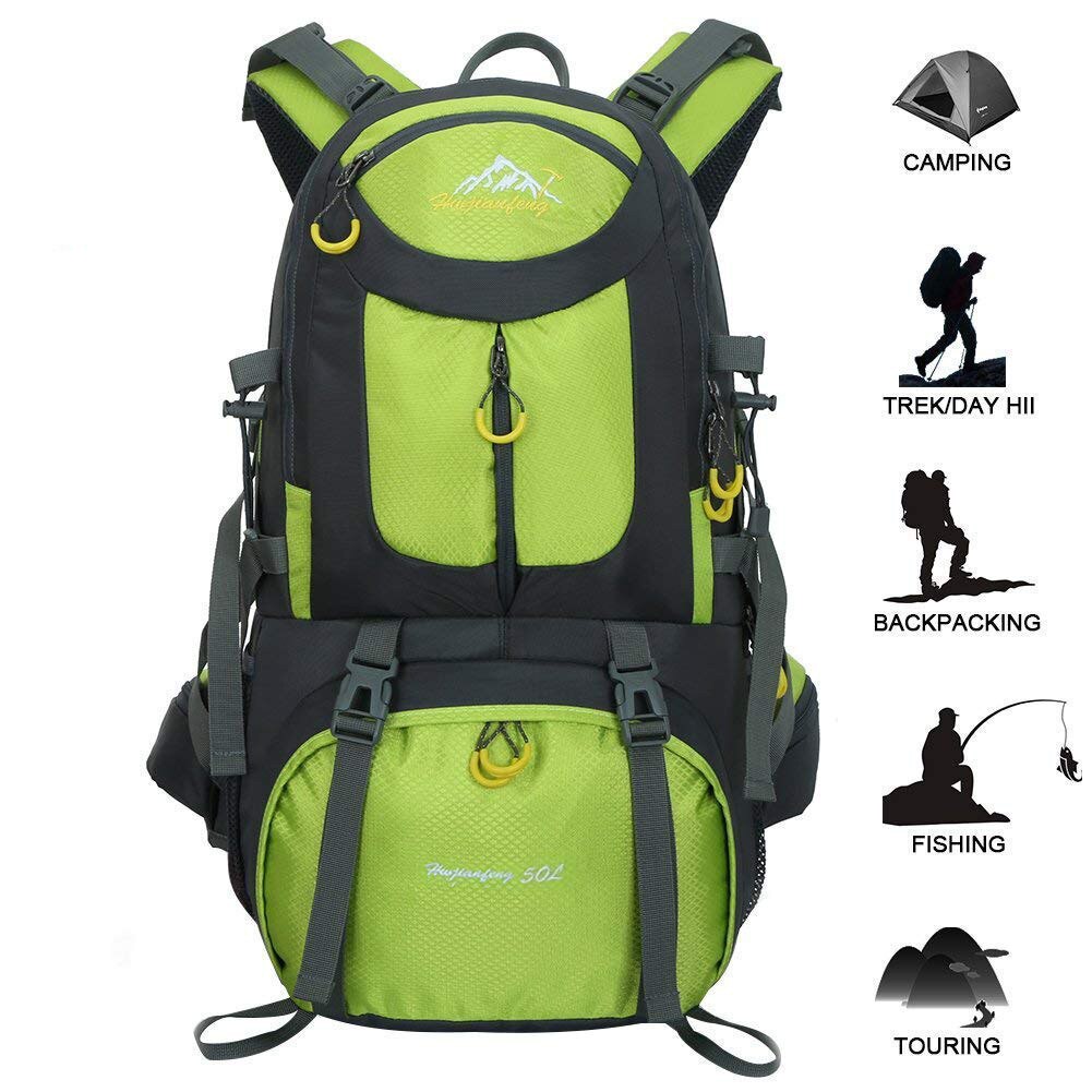Unisex 50L Wandern Rucksack Wasserdichte Outdoor S... – Vicedeal