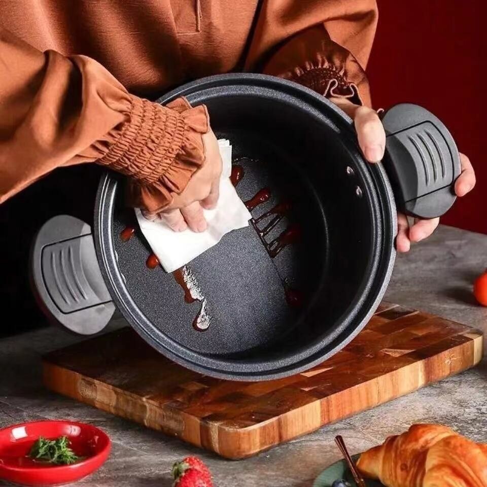 Pressure Cooker 3.5L Soup Meat Pot Rice Cooker Gas Stove Micro Pressure Cooker Stew Pot Non-Stick Cooking Pots Kitchenware