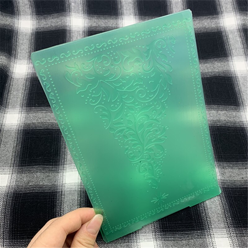 Labuduo Embossing Folders 4-Pack For Card Making - Plastic Texture Molds For Embossing Machines, Scrapbooking & DIY Crafts