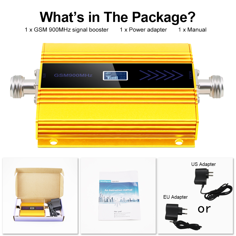 Gsm 900Mhz Repeater Lcd Display Signaal Repeater Mini GSM900MHZ Mobiele Signaal Booster Gsm 900 Mobiele Telefoon Versterker