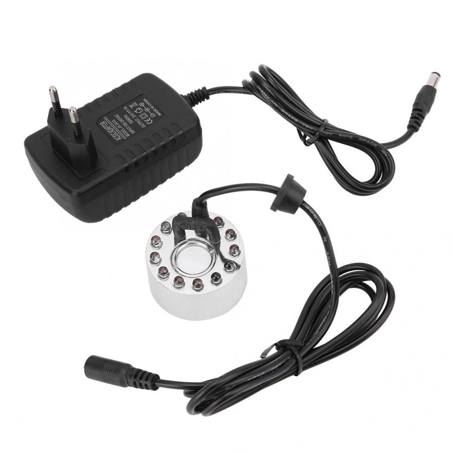 LED Bunte Aquarium Reptil Panzer Nebel Hersteller Vernebler Wasser Nebel Brunnen Beleuchtung Luftbefeuchter Zerstäuber Landschaft Dekoration: EU Stecker