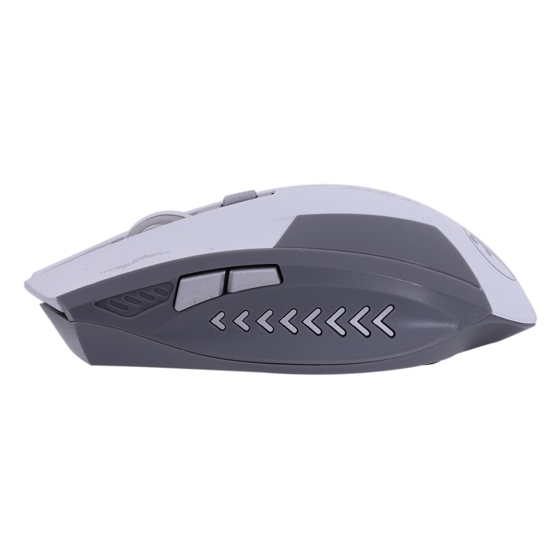 AZZOR Wireless 6D Rechargeable 2400DPI 6 Buttons Optical Pro Gaming Mouse For PC