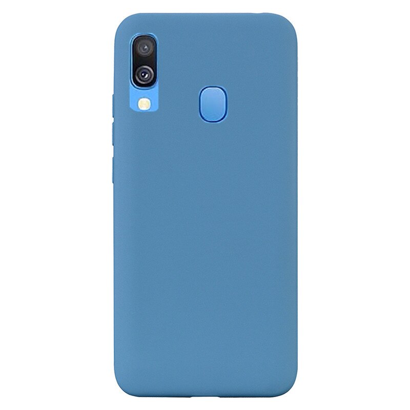 Case For Samsung Galaxy A40 Case SM-A405F 5.9 Soft Silicone Back Cover Phone Case For Samsung A40 A 40 Coque Fundas Bumper shell: 12 Lake Blue