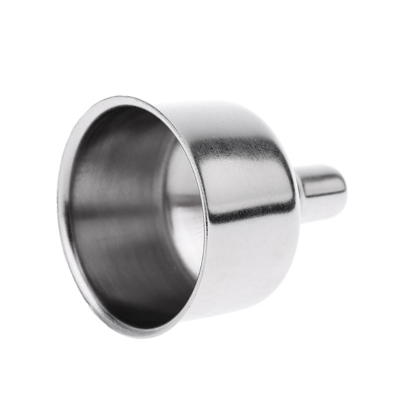 Embudo de boca ancha de acero inoxidable, embudo con forma de frasco, embudos, herramientas portátiles para fugas de aceite, 37MF